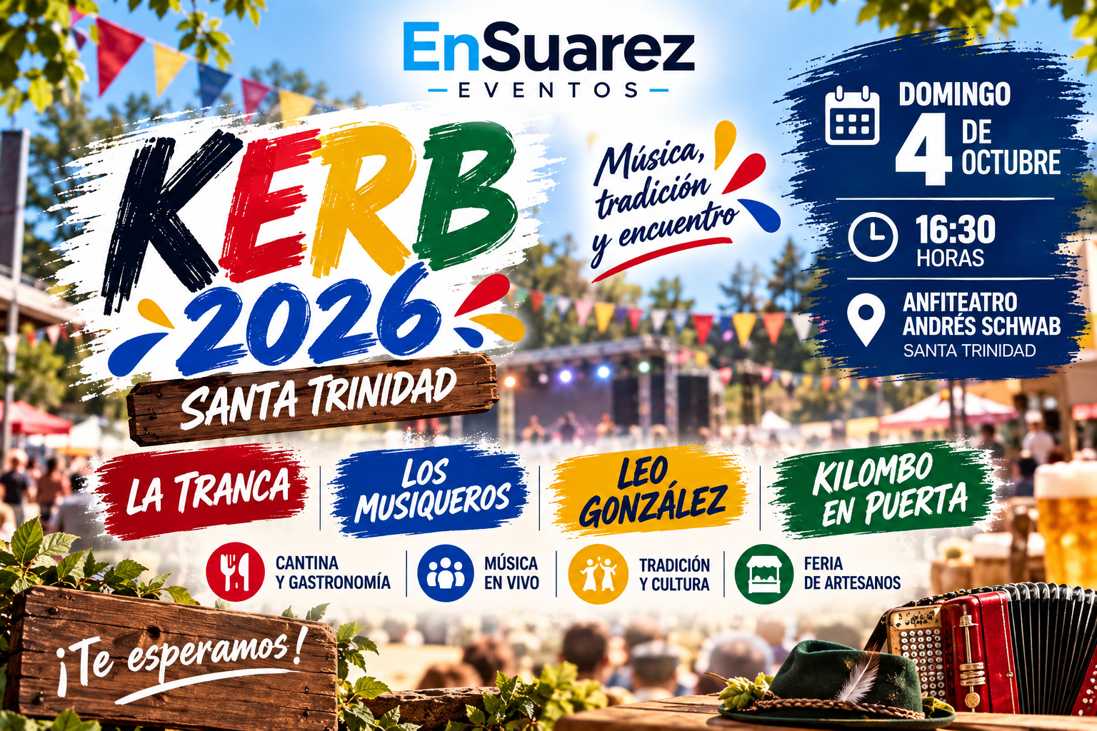 Kerb 2026 – Música y fiesta en Santa Trinidad